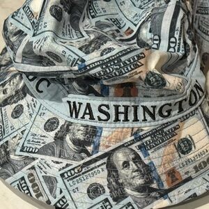 LG Blue Money Print Bucket Hat